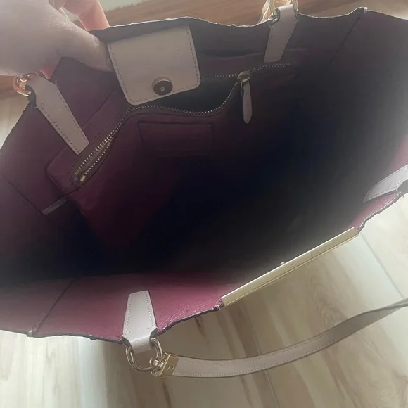 Coach Madison Embossed Python Tote - Picture 2 of 4